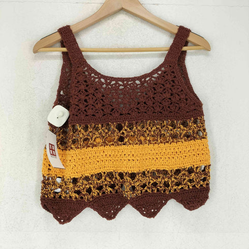 LOGAN knitting mills 別注 ニットベスト select レディース F