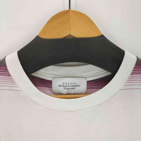 アンユーズド UNUSED UNUSED アンユーズド オンブレborder L/S tee メンズ 3