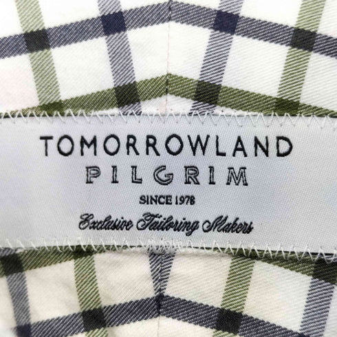 トゥモローランドピリグリム TOMORROWLAND PILGRIM チェック ボタンダウンシャツ メンズ
