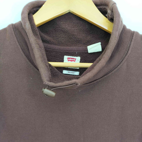 リーバイス Levis コットン ハイネック フロントポケット プルオーバースウェット メンズ import:M