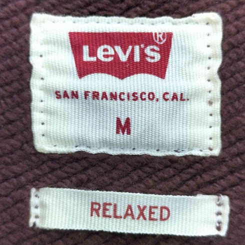 リーバイス Levis コットン ハイネック フロントポケット プルオーバースウェット メンズ import:M