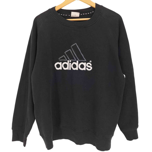 アディダス adidas 90S パーフォーマンス ロゴ クルーネック スウェット メンズ import:L