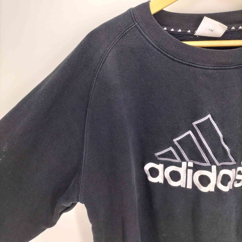 アディダス adidas 90S パーフォーマンス ロゴ クルーネック スウェット メンズ import:L