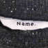 ネーム Name. ウール混 ネップ クルーネックニット メンズ 0