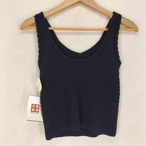 リリーブラウン Lily Brown チェリーモチーフニットタンクトップス レディース ONE
