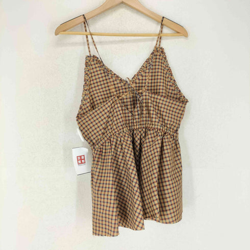 イエナラブークル IENA LA BOUCLE 25SS Pポプリンチェックキャミソール レディース FREE