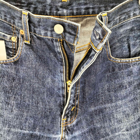 リーバイス Levis 502 BIG E 赤耳 TALONジップ ストレートデニムパンツ ボタン裏J09刻印 メンズ W32L36