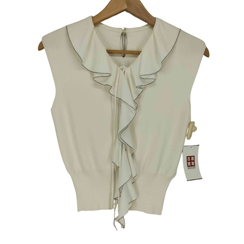リリーブラウン Lily Brown フリルディテールニットトップス レディース ONE