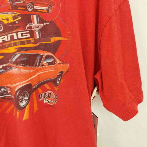 ギルダン GILDAN マッスルカー プリント クルーネックTシャツ メンズ 2XL