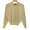 タラジャーモン TARA JARMON ウール クルーネック ニットプルオーバー レディース JPN:L