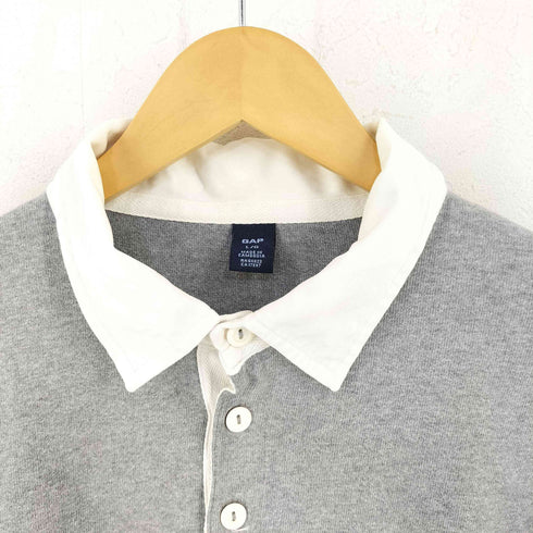 ギャップ Gap 00s OLD GAP オールド ギャップ ラガーシャツ メンズ import:L
