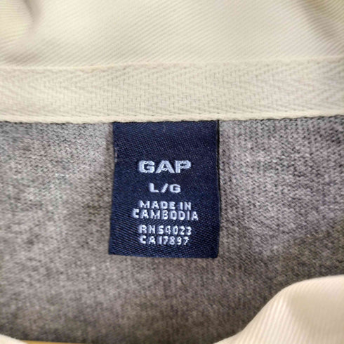 ギャップ Gap 00s OLD GAP オールド ギャップ ラガーシャツ メンズ import:L