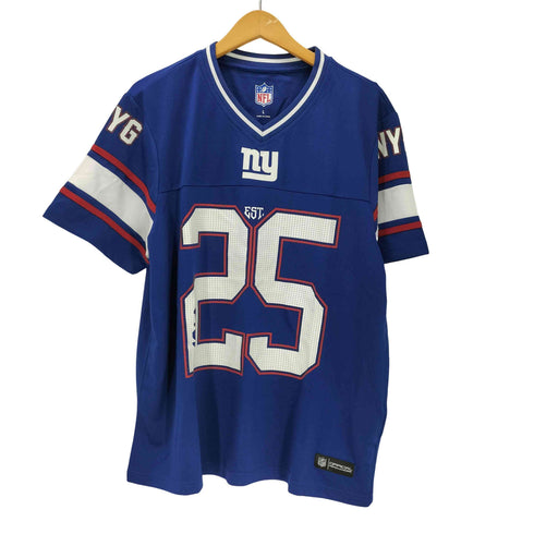 エヌエフエル NFL S/S Vネック フットボールシャツ ゲームシャツ メンズ import:L