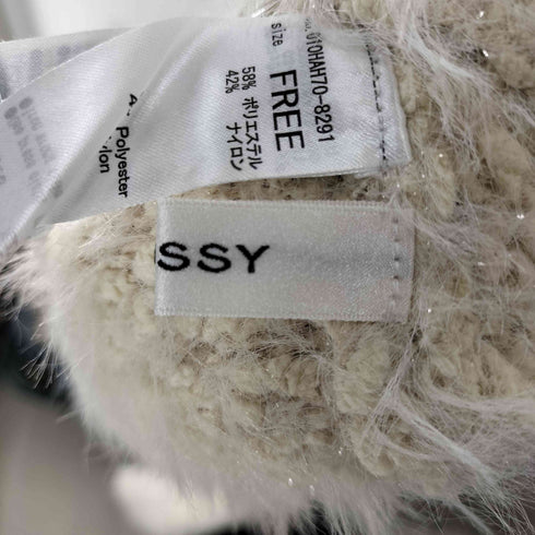 マウジー moussy GLITTER SHAGGY ニットカーディガン レディース FREE