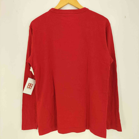 トミーヒルフィガー TOMMY HILFIGER デニムパッチ 長袖クルーネックTシャツ メンズ JPN:M