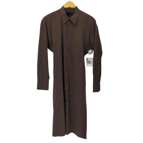 ジルサンダー JIL SANDER ストレッチ生地 バックベルト シャツ ワンピース レディース FR:36