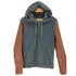 アンダーカバー UNDERCOVER 12AW レザー切り替えパーカー メンズ JPN:2