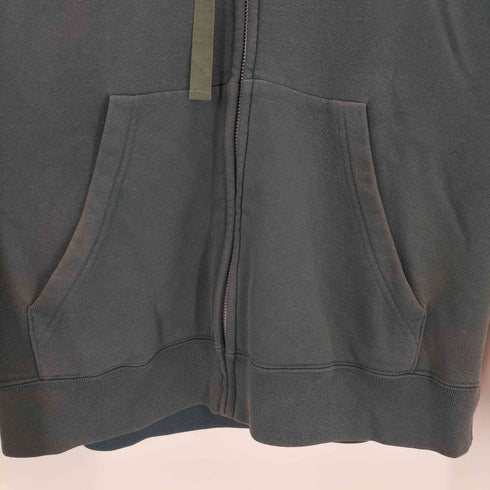 アンダーカバー UNDERCOVER 12AW レザー切り替えパーカー メンズ JPN:2