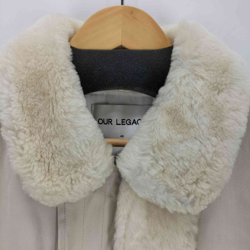 アワーレガシィー OUR LEGACY 14AW WHITE STONE CANVAS フライトジャケット メンズ 48