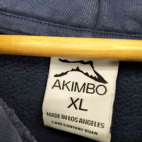 AKIMBO CLUB NY NOODLE ZIP-UP HOODIE ジップアップパーカー メンズ import:XL