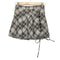 アンドマリー AND MARY Sonia lace up mini skirt レディース S