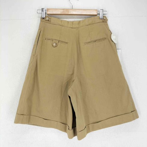 ラルフローレン RALPH LAUREN 90s USA製 TALONジップ 2タックハーフチノパン レディース 6