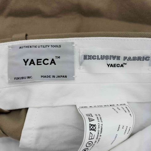 ヤエカ YAECA CHINO CLOTH TROUSERS TUCK STRAIGHT チノパン メンズ 34