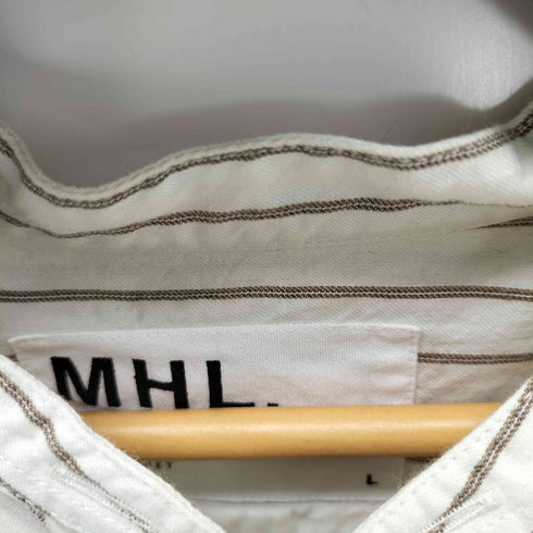 エムエイチエル MHL. バンドカラーシャツ メンズ JPN:L