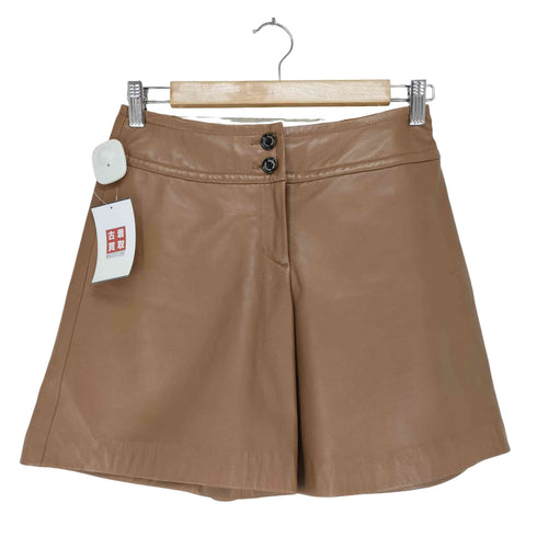 マッキントッシュフィロソフィー MACKINTOSH PHILOSOPHY ラムレザーショーツ レディース 36