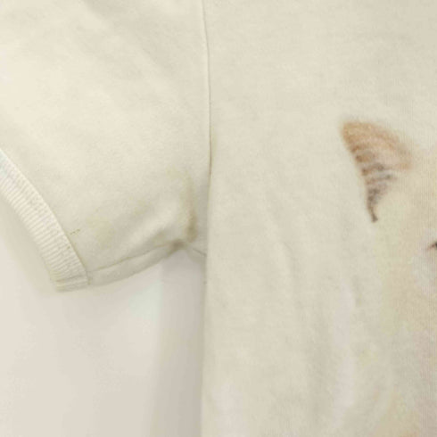 AshLey WILLIAMS フロントプリント クルーネックカットソー レディース import:S