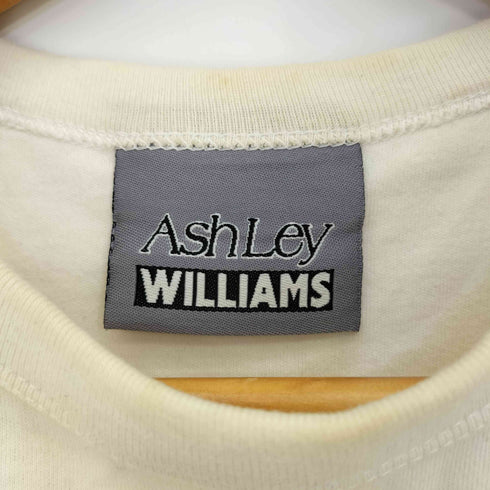 AshLey WILLIAMS フロントプリント クルーネックカットソー レディース import:S
