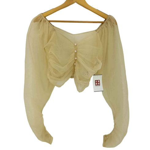 Nodress シースルー シアートップス ブラウス レディース import:S