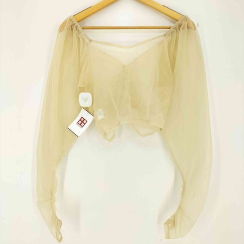 Nodress シースルー シアートップス ブラウス レディース import:S