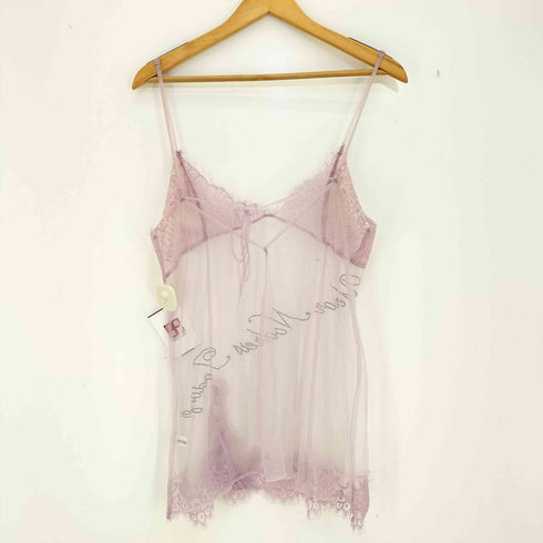 Nodress ラインストーン シアー切替 キャミトップス レディース import:M