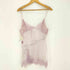 Nodress ラインストーン シアー切替 キャミトップス レディース import:M