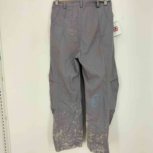 Lady P and TOM ペンキ加工 カーブデザイン タックトラウザー レディース S