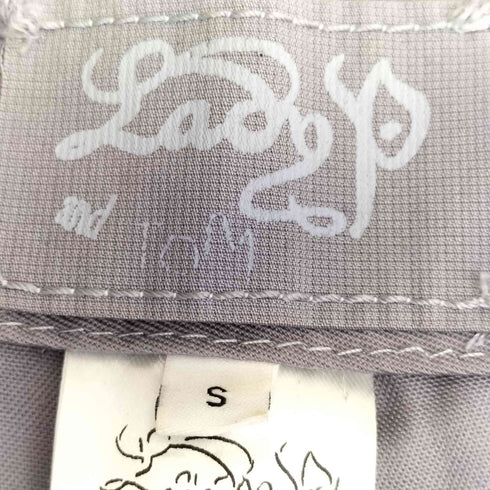 Lady P and TOM ペンキ加工 カーブデザイン タックトラウザー レディース S