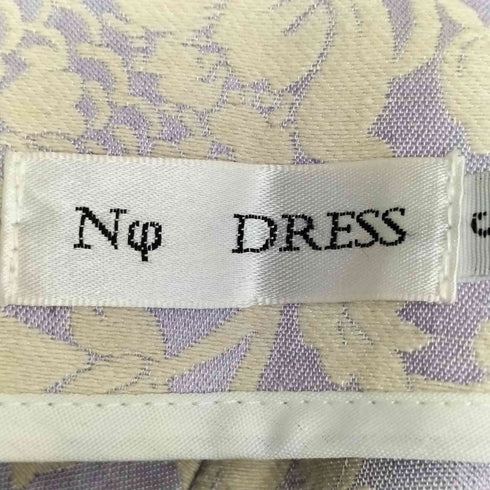 Nodress フラワージャガード カットアウト スリットフレアパンツ レディース S