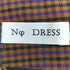 Nodress フロントダブルジップ ハイウエストチェックスカート レディース