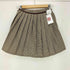 Nodress brown check pleated mini skirt レディース S