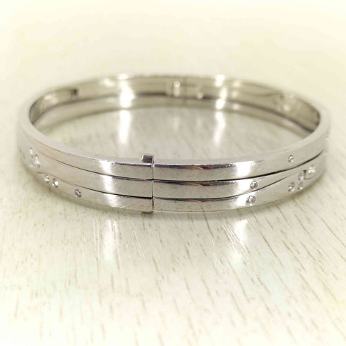 ラインストーン バングル レディース