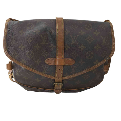 ルイヴィトン LOUIS VUITTON モノグラム ソミュール 30 ショルダーバッグ レディース