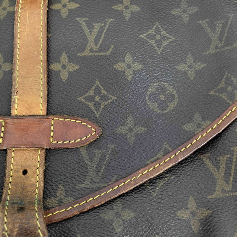 ルイヴィトン LOUIS VUITTON モノグラム ソミュール 30 ショルダーバッグ レディース