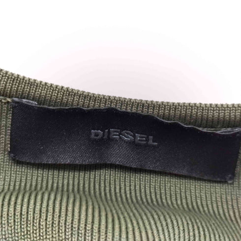 ディーゼル DIESEL ノースリーブリブニットワンピース レディース import:S