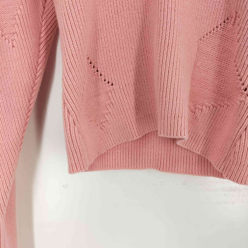 ディーゼル DIESEL ハート 刺繍デザイン Vネックニット レディース import:XS