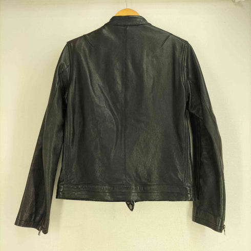 トゥモローランドブルーワーク TOMORROWLAND Blue Work レザー シングルライダース ジャケット メンズ