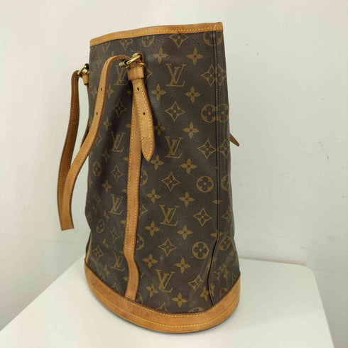 ルイヴィトン LOUIS VUITTON モノグラム バケットGM ハンドバッグ レディース