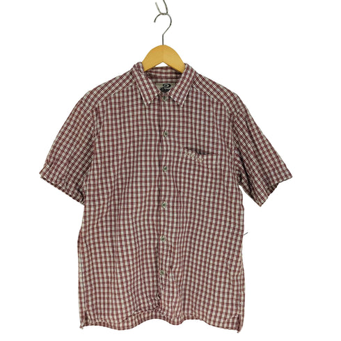 ピコ PIKO 00S ロゴ刺繍 チェック S/S レギュラーカラーシャツ メンズ JPN:M