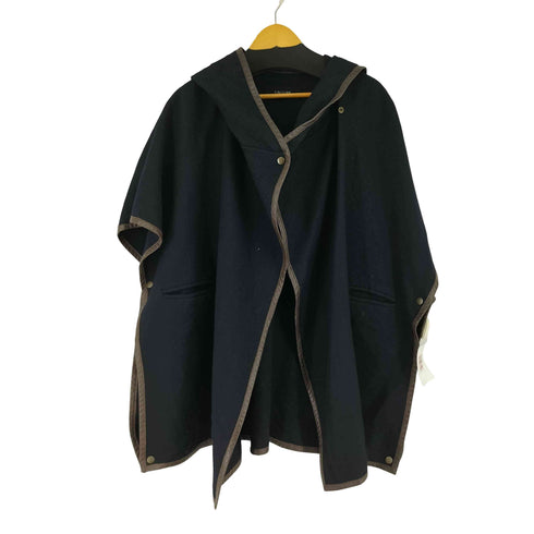 ラリュードゥーズィエムクラス LALLURE deuxieme classe フーデッドポンチョ レディース