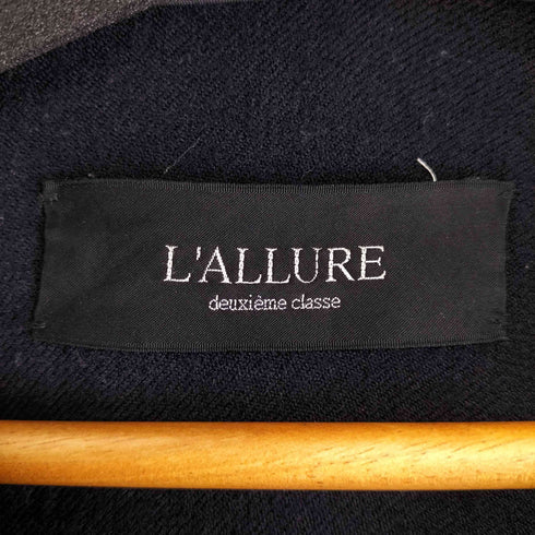 ラリュードゥーズィエムクラス LALLURE deuxieme classe フーデッドポンチョ レディース